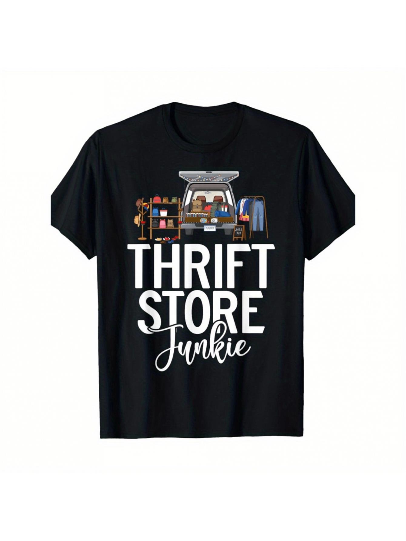 Thrift Vintage Fashion Usa - 1 buah kaos pria bermotif vintage