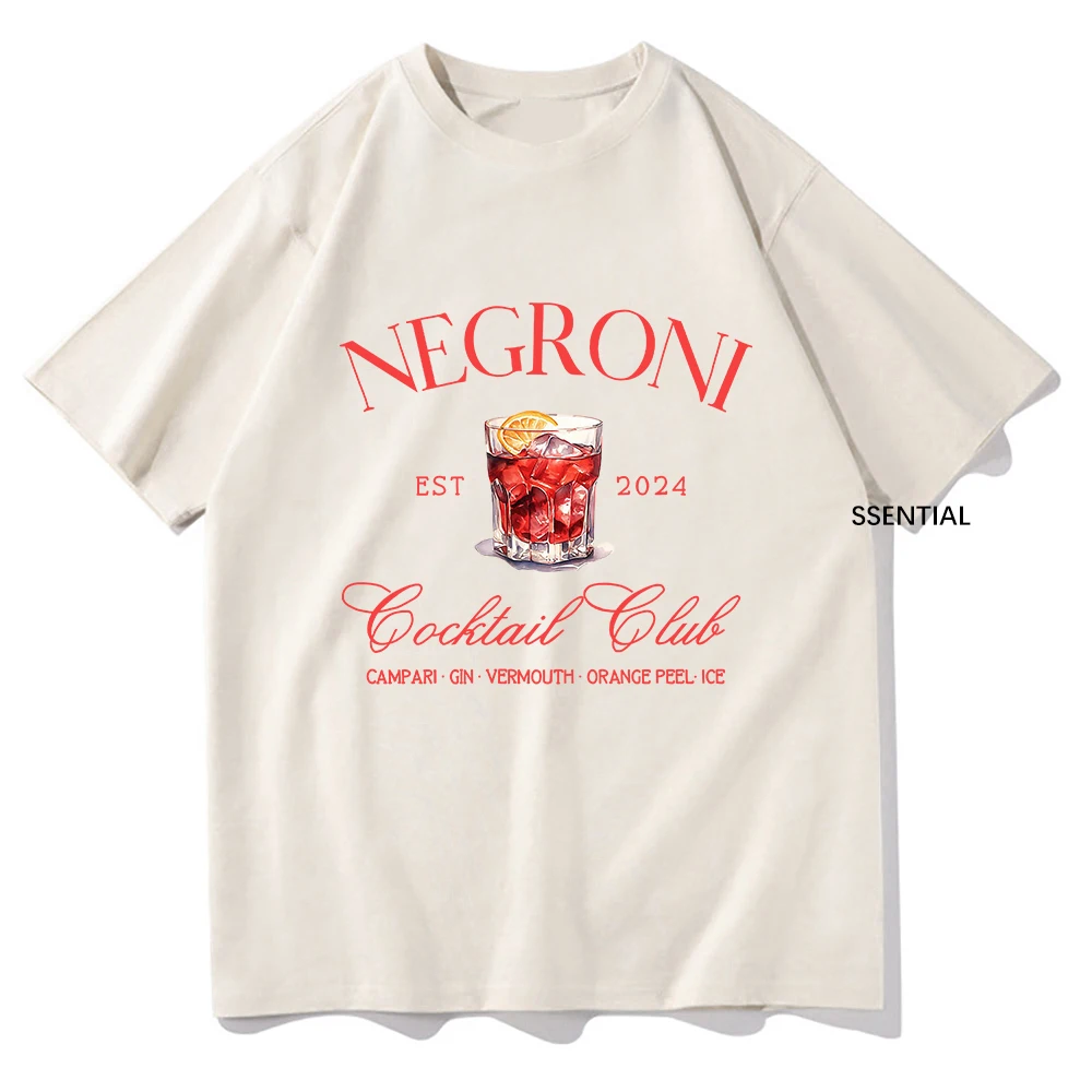 Vintage Fashion Jersey - Negroni kaus klub sosial pria/wanita, t-shirt