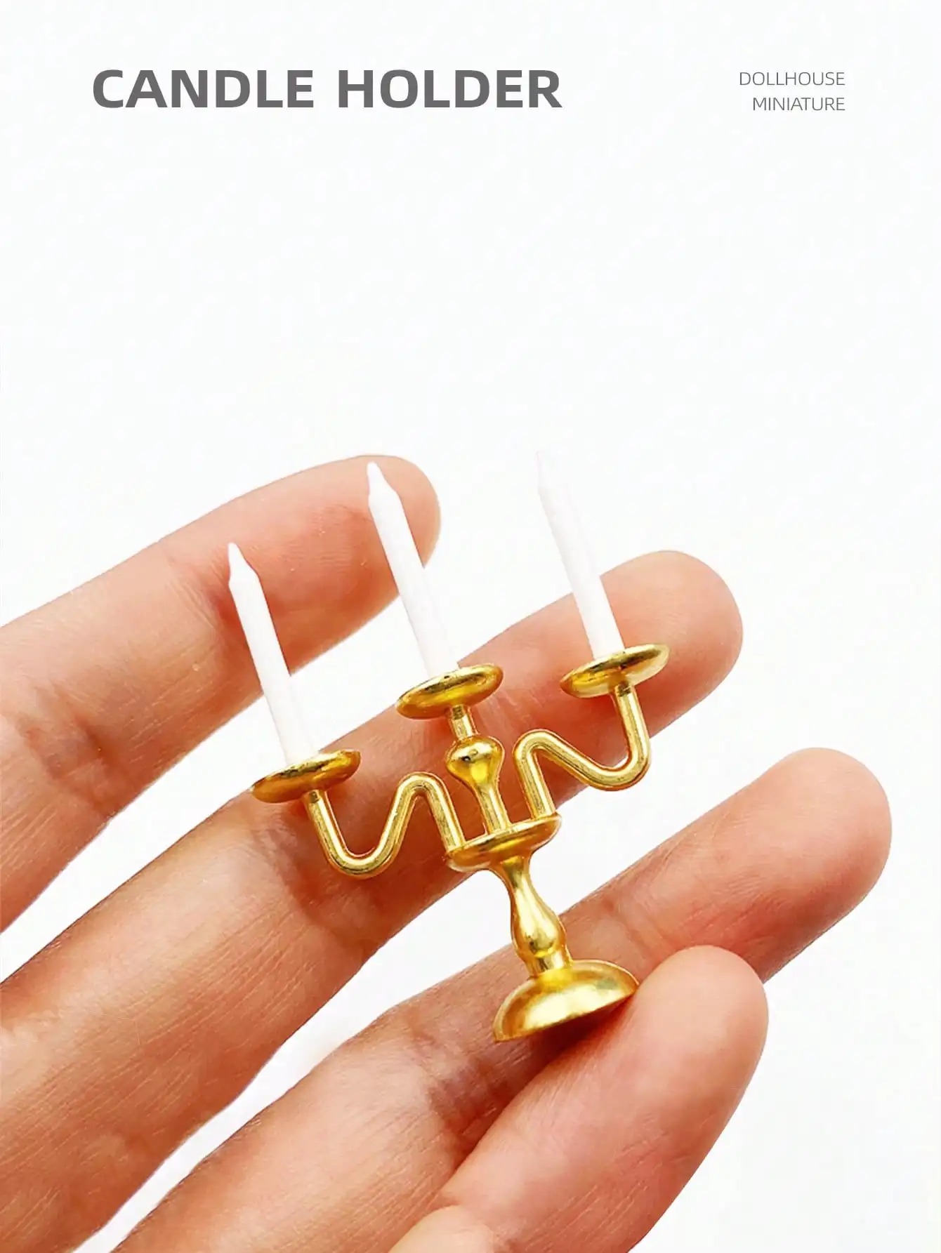 Vintage Fashion Dolls - Tempat Lilin Miniatur Vintage Skala 1:12