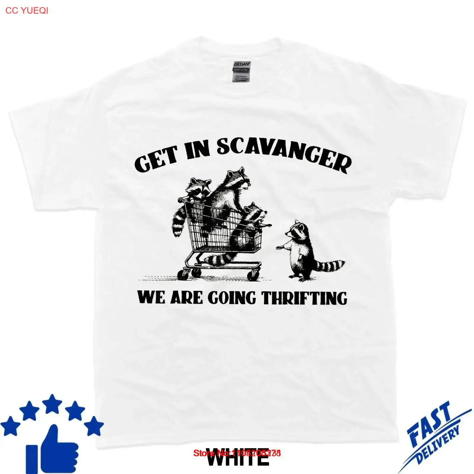 Thrift Vintage Fashion Usa - Kaos Vintage Scavenger We're Going Thrifting