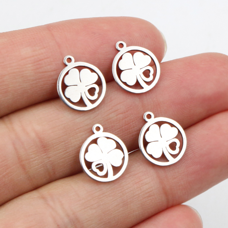 Vintage Fashion Nova - 30 Buah 12X10Mm Jimat 316 Baja