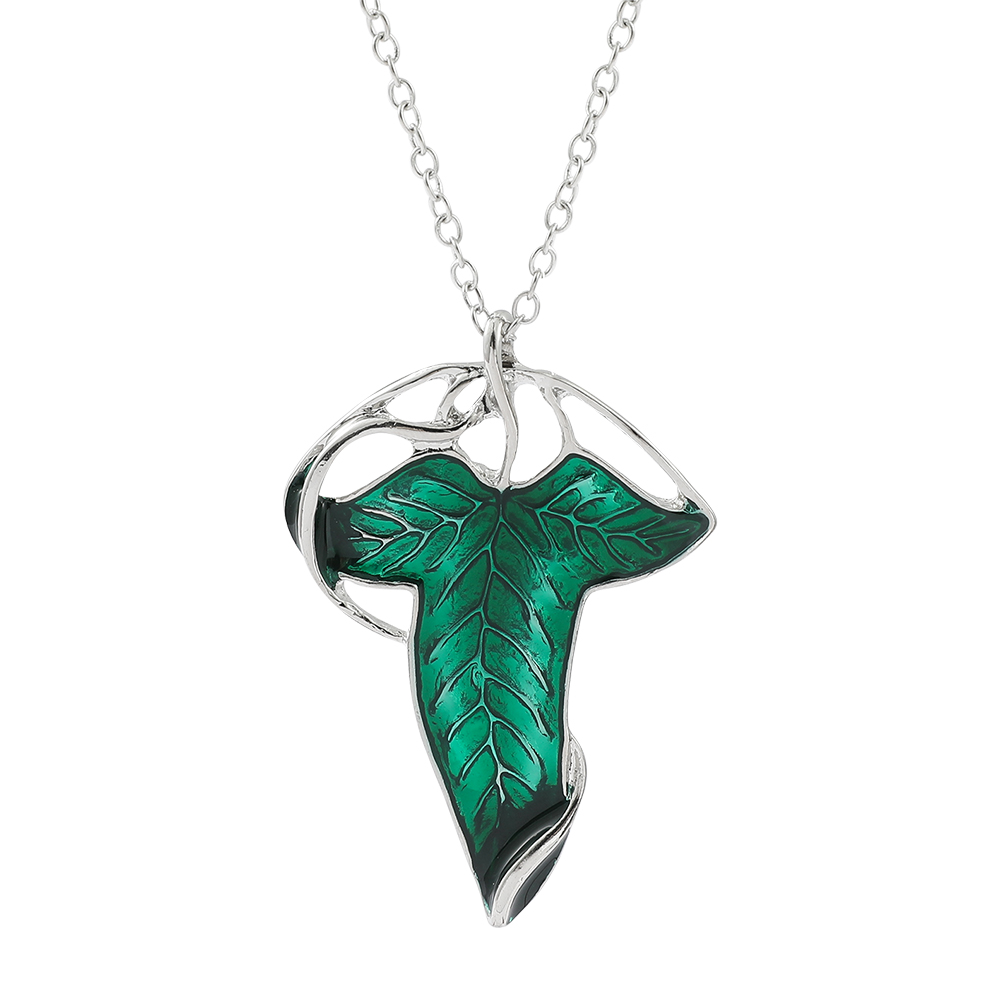 Vintage Fashion Nova - Kalung Liontin Daun Hijau Vintage, Aksesori