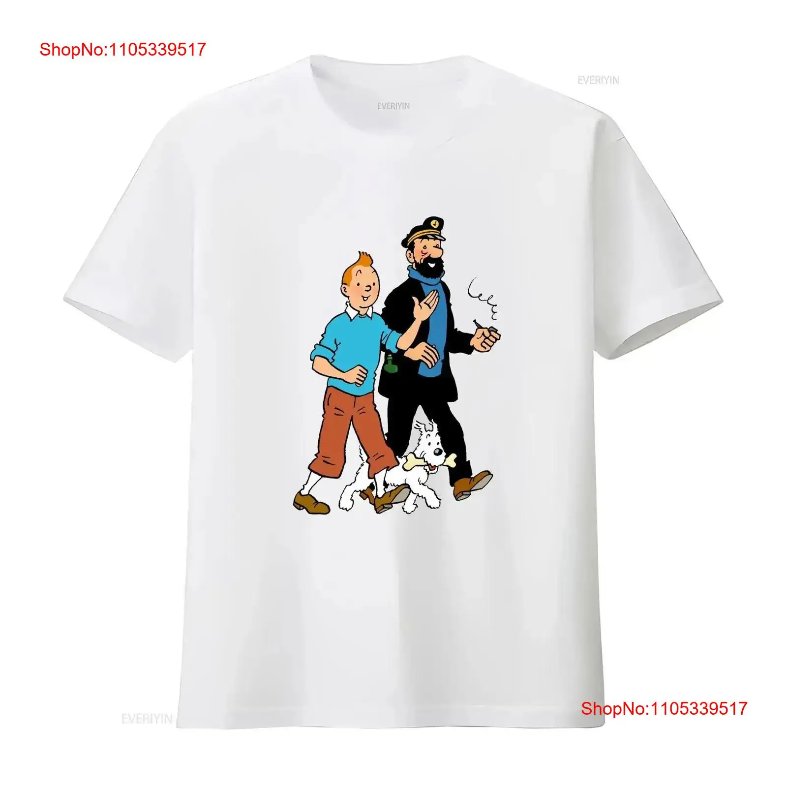 Vintage Fashion Jersey - Kaos Berjalan Bersama Kapten Haddock Lengan