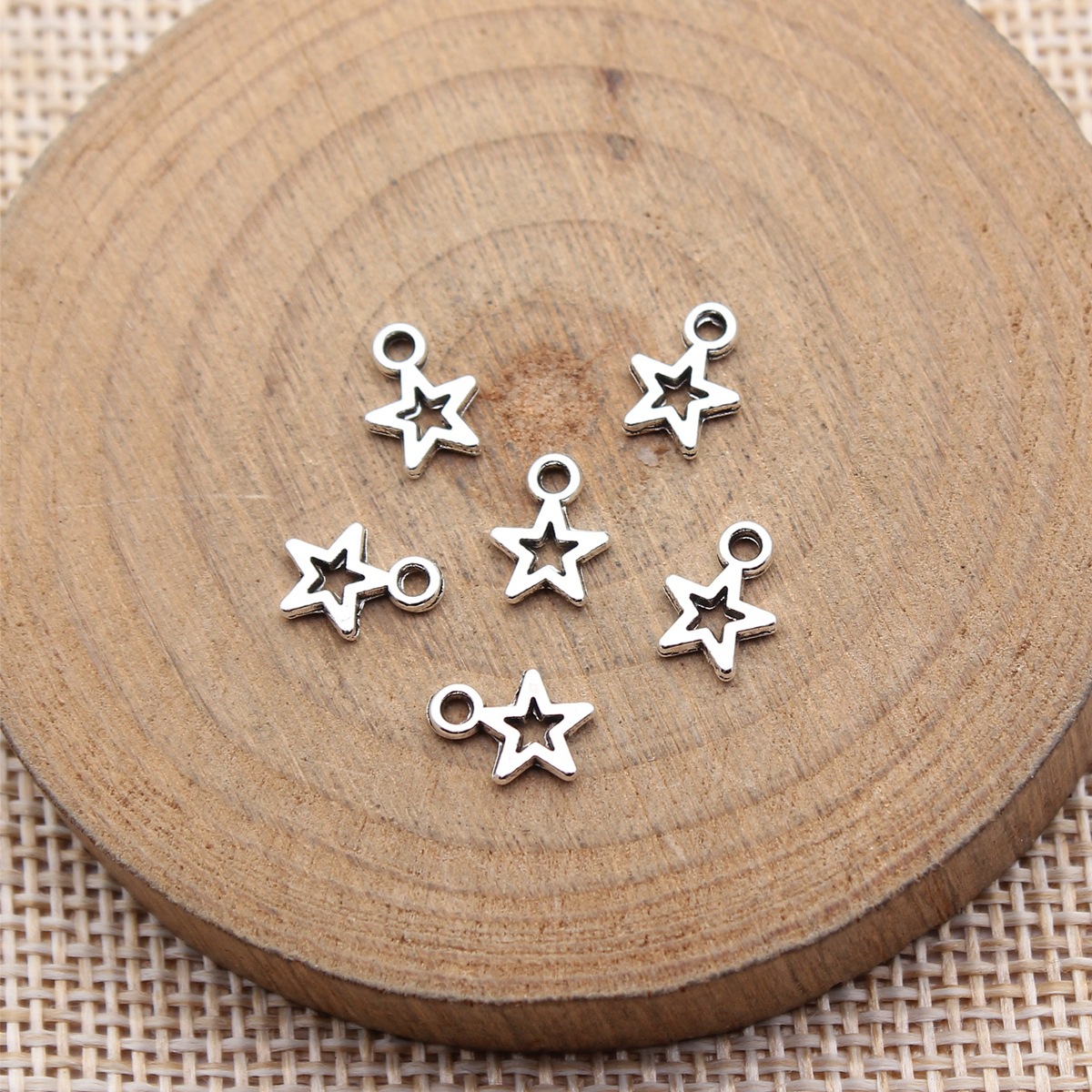 Vintage Fashion Nova - 80 Buah 8.5X6.2Mm (0.33X0.24 Inci) Liontin