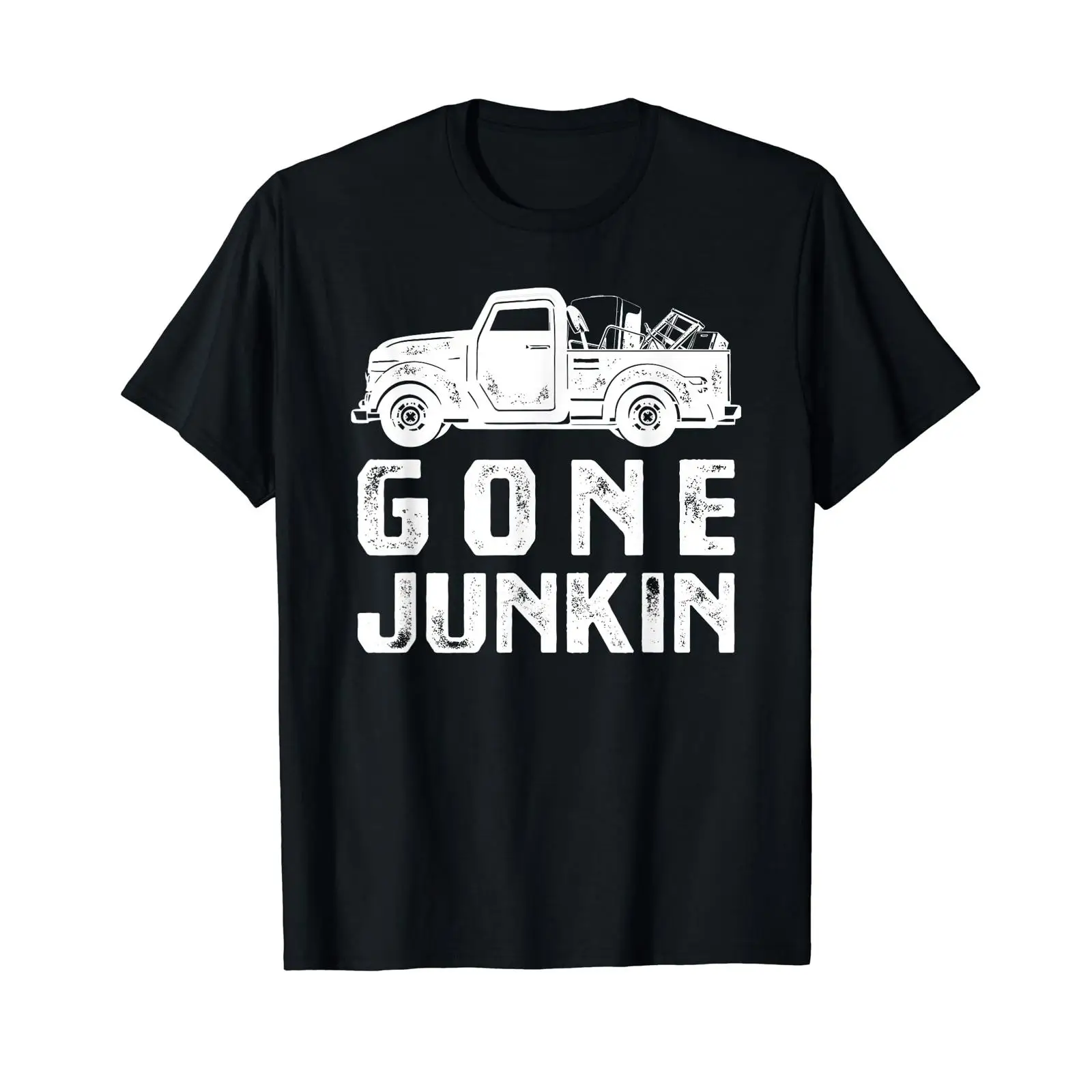 Thrift Vintage Fashion Usa - Kaos Oblong Vintage Funny Junker Gone