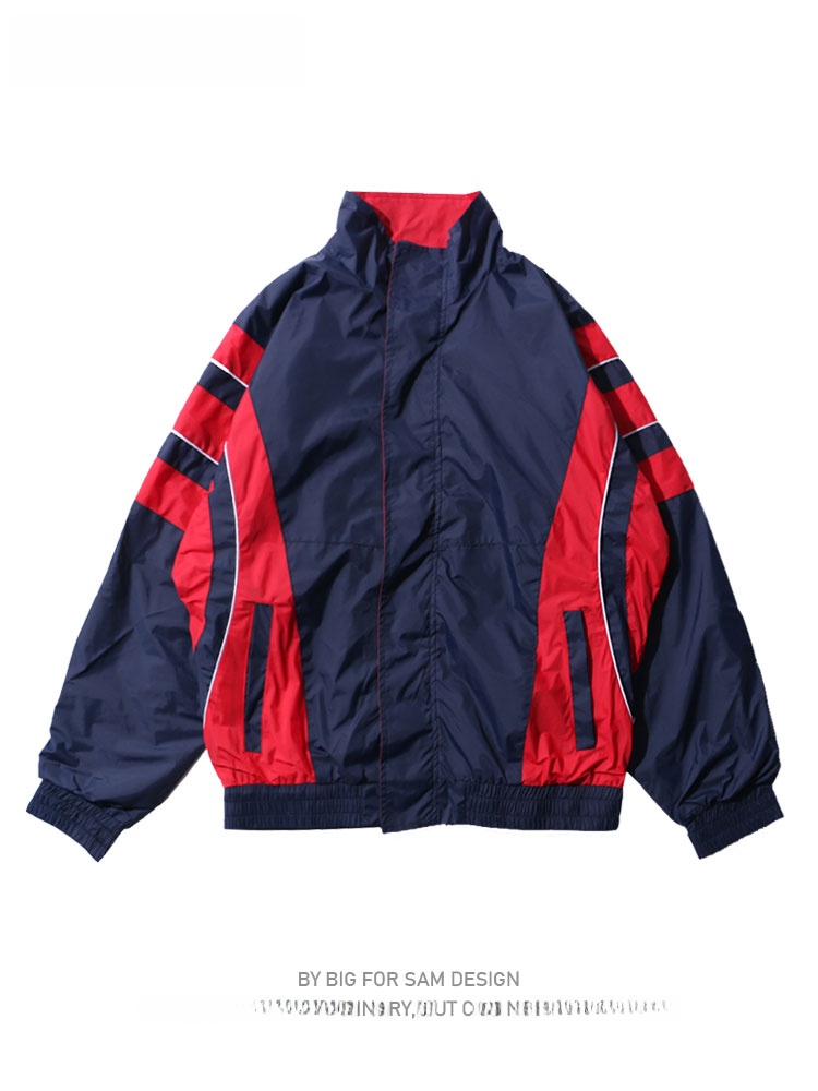 Vintage Windbreaker Nylon - Jaket Pria Gaya Sport Vintage Big