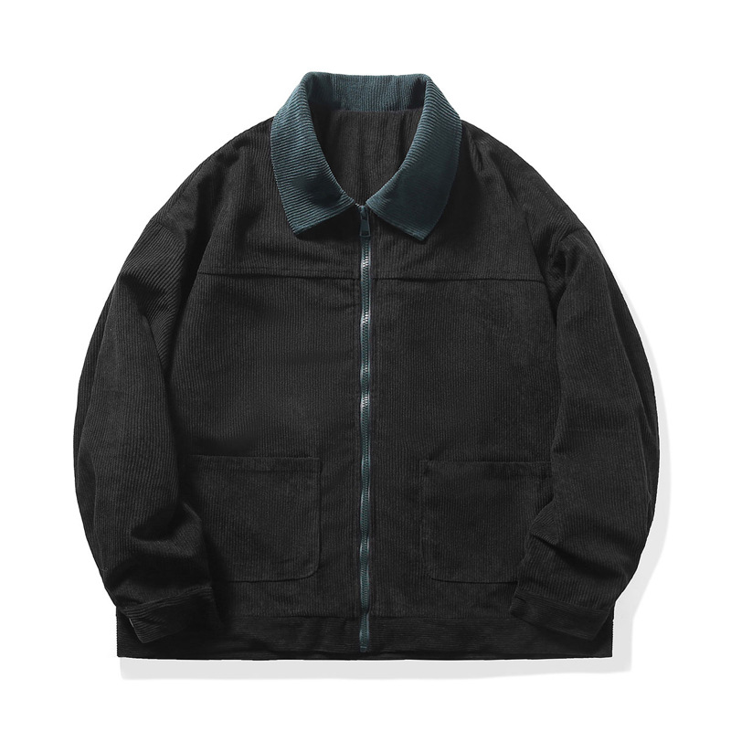 Vintage Windbreaker Nylon - Jaket Bomber Pria Vintage Gaya Amerika