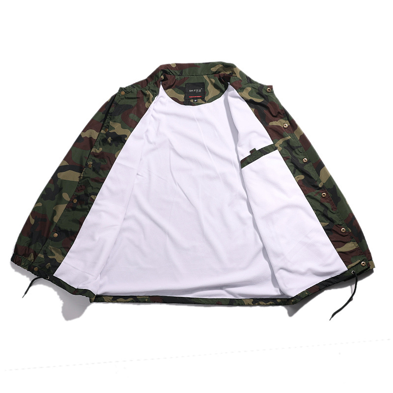 Jaket baseball pria nilon hita - Vintage Windbreaker Nylon ulasan dan harga