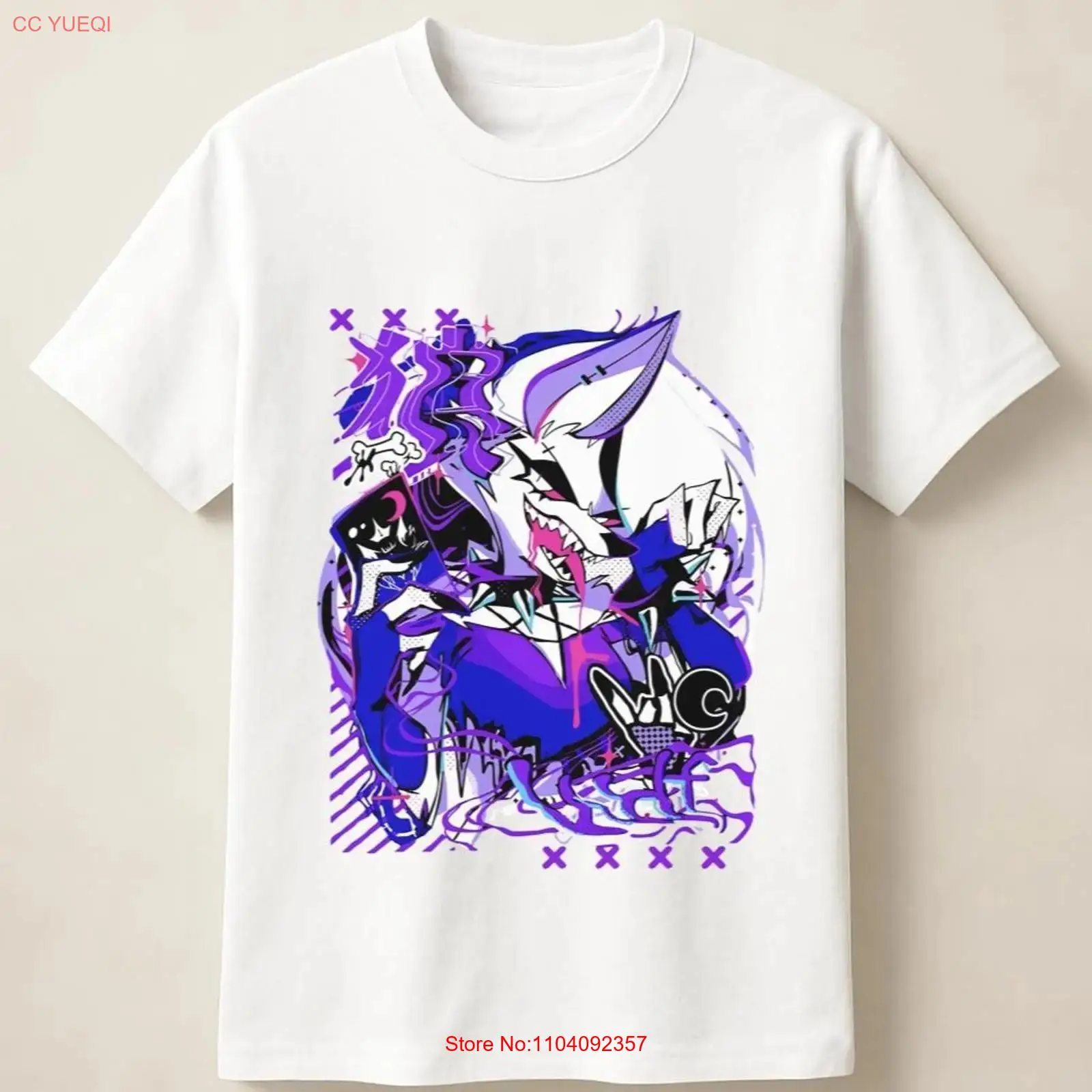 Kaos bergambar serigala anime  - Vintage Fashion Jersey ulasan dan harga