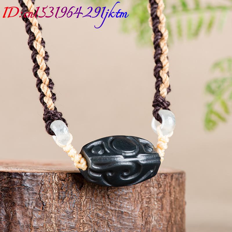 Kalung Liontin Manik Ukiran Gi - Usa Vintage Fashion ulasan dan harga