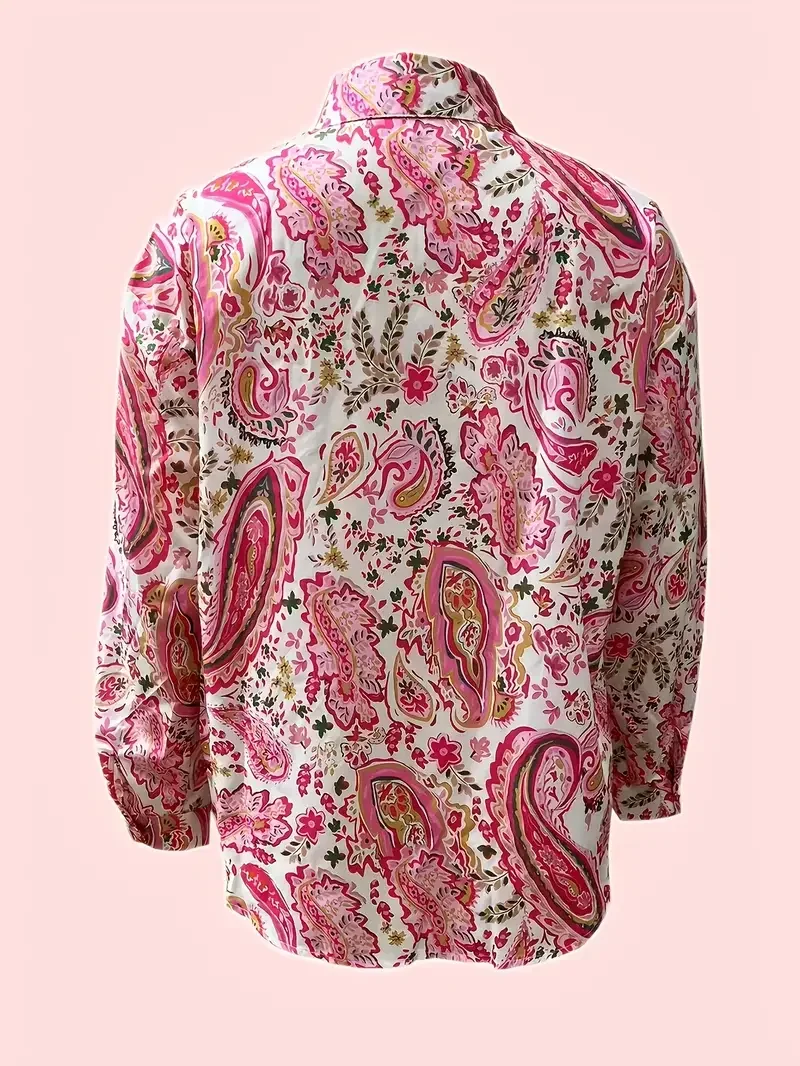 Blus Kemeja Lengan Panjang Gam - Printed Floral Shirt ulasan dan harga