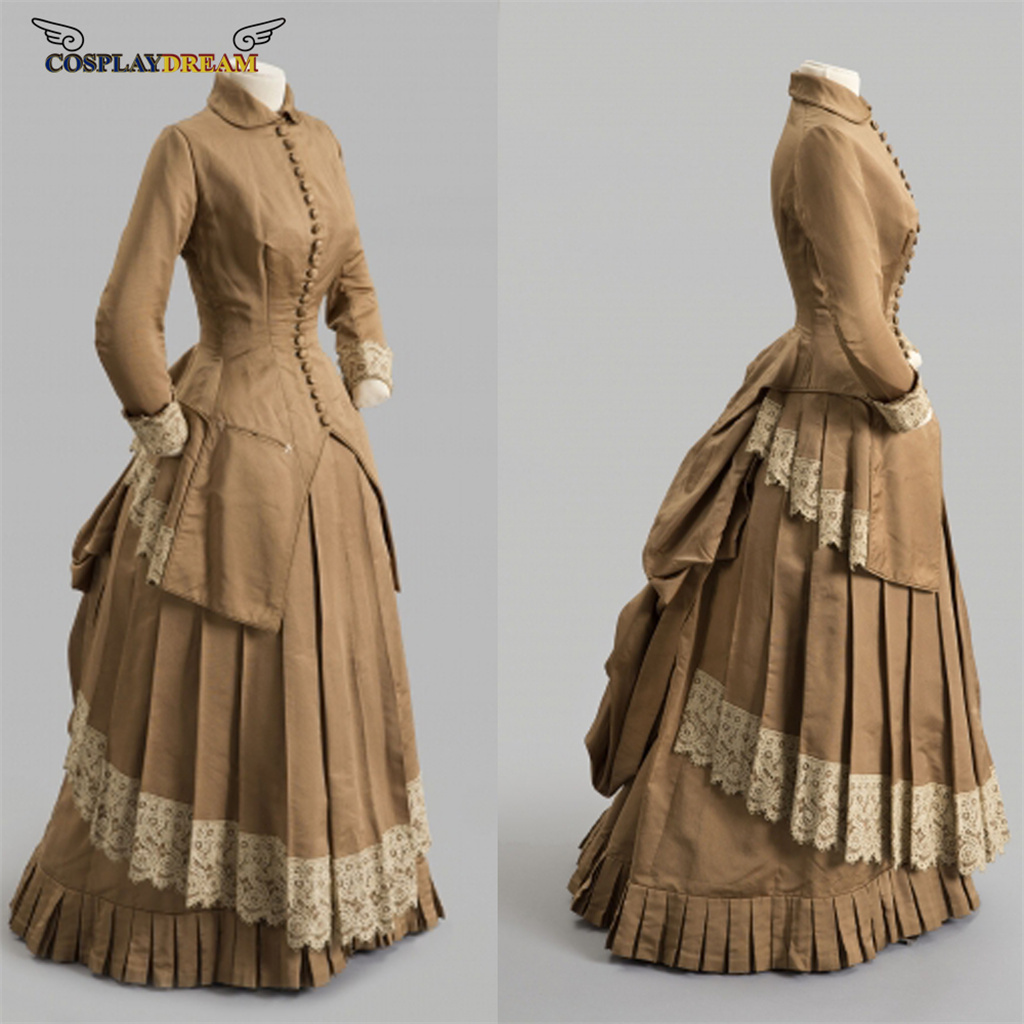 Gaun mode abad ke-19, gaun pes - Vintage Fashion Dress ulasan dan harga