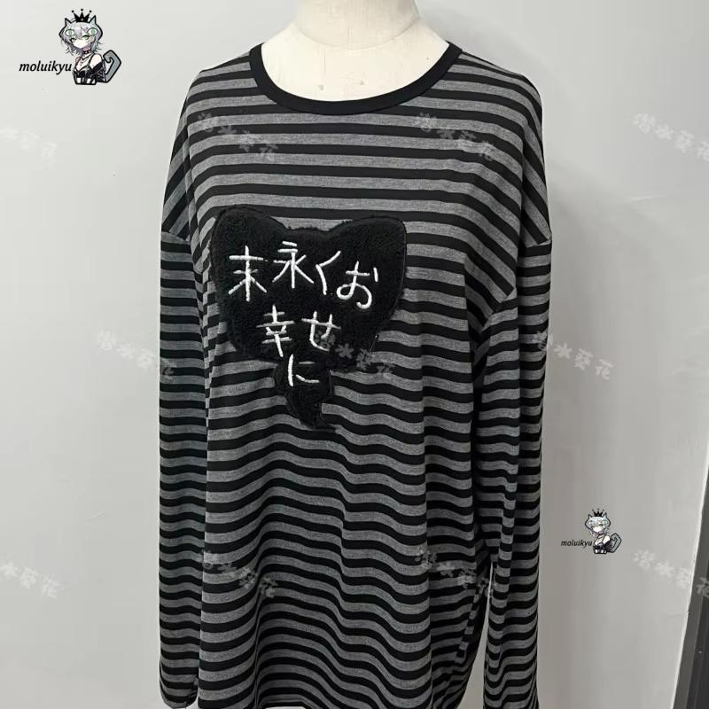 Kaos Lengan Panjang Kerah O Vi - Usa Vintage Fashion ulasan dan harga