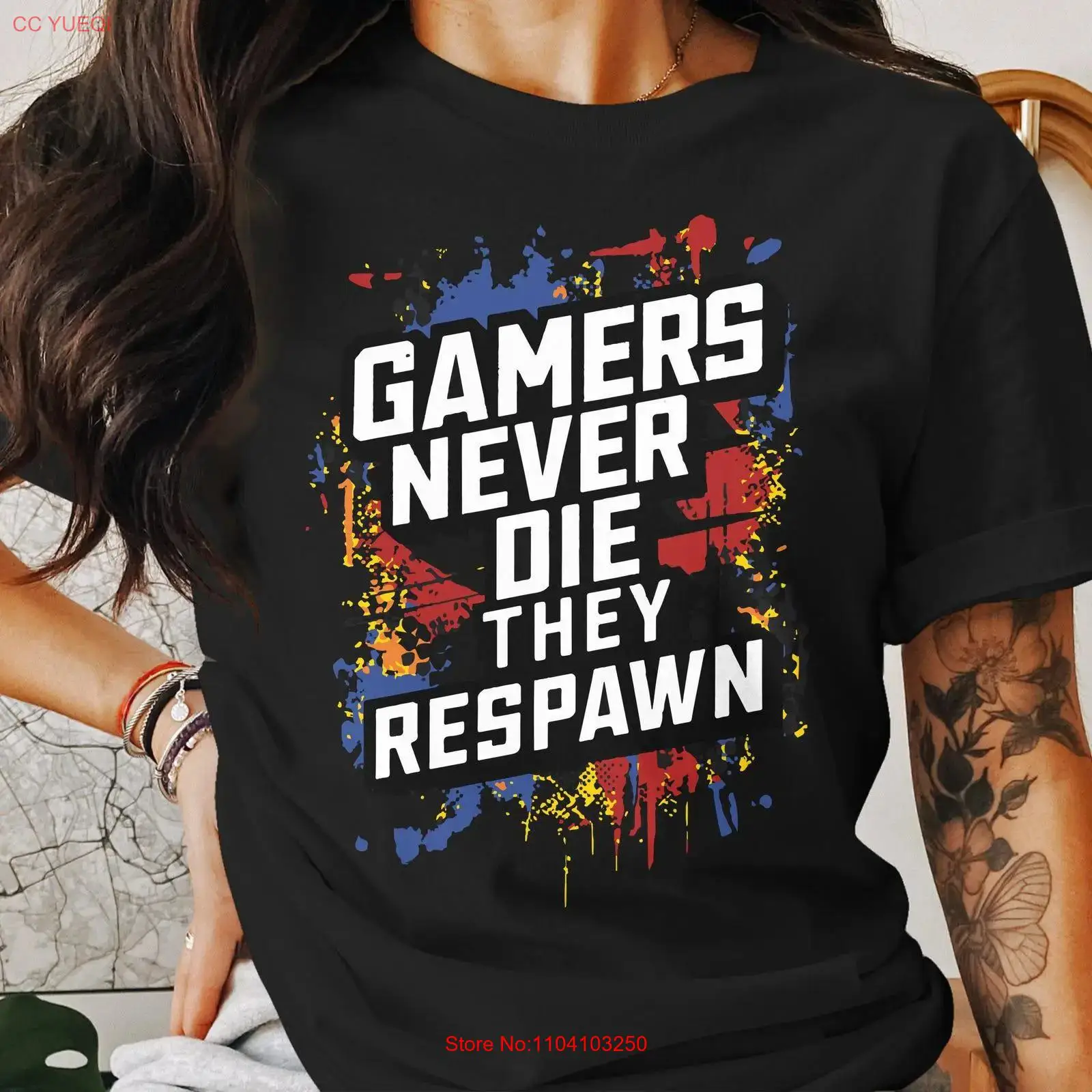 Kaus Gamers Never Die They Res - Vintage Fashion Videos ulasan dan harga