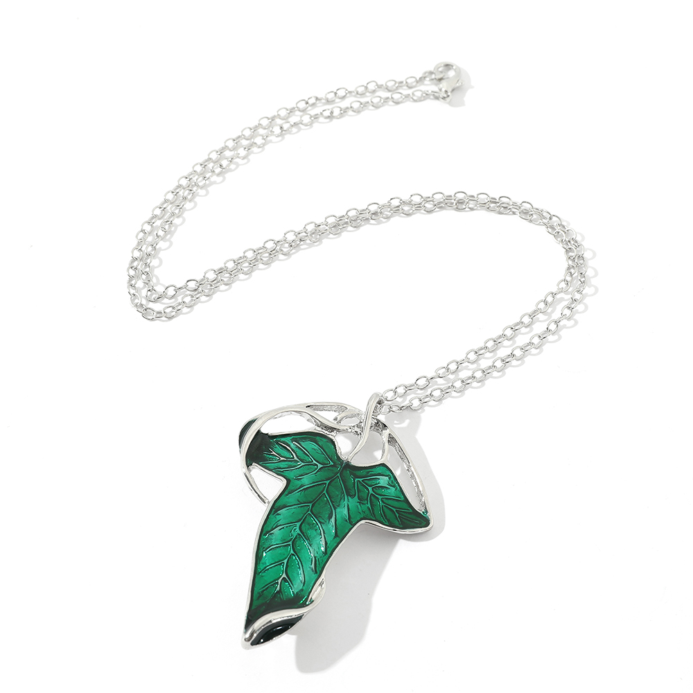 Kalung Liontin Daun Hijau Vint - Vintage Fashion Nova ulasan dan harga