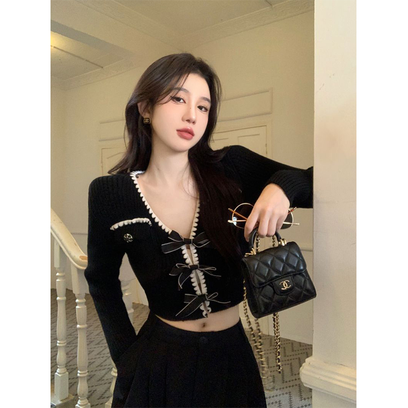 MEXZT kardigan rajut antik wan - Crop Cardigan Vintage ulasan dan harga