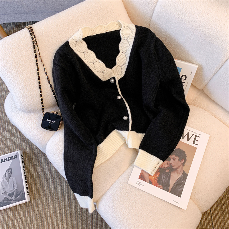 Kardigan Rajut Pendek Wanita H - Crop Cardigan Vintage ulasan dan harga