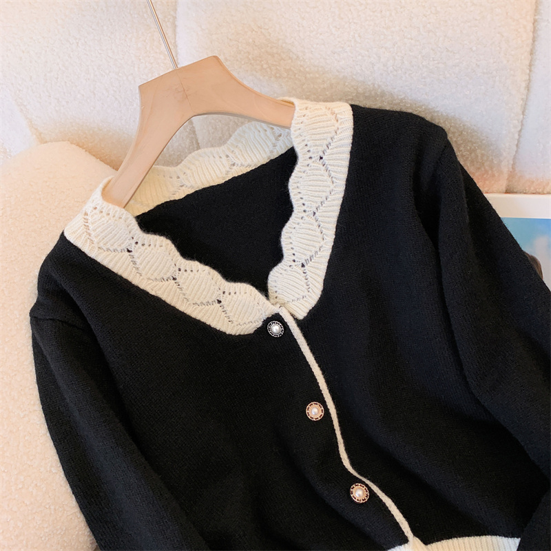 Kardigan Rajut Pendek Wanita H - Crop Cardigan Vintage ulasan dan harga