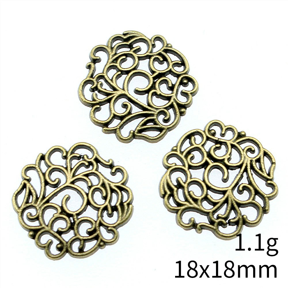 10 Buah 18X18Mm 2 Warna Warna  - Vintage Fashion Nova ulasan dan harga