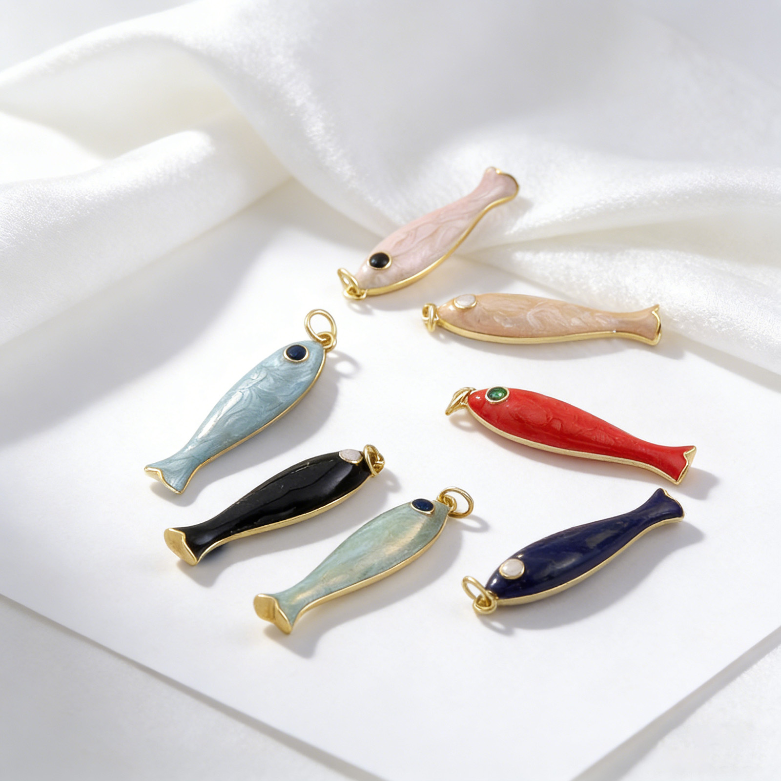 1 Buah Liontin Ikan Kecil Panj - Vintage Fashion Nova ulasan dan harga