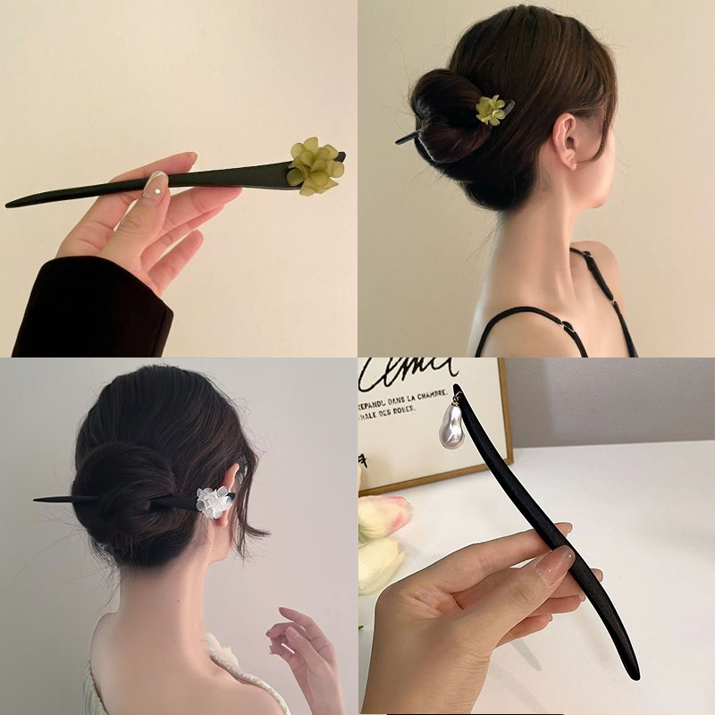 Jepit Rambut Mutiara Stik Ramb - Vintage Fashion Nova ulasan dan harga