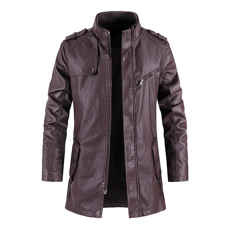 Jaket Motor Kulit Imitasi Panj - Vintage Windbreaker Nylon ulasan dan harga