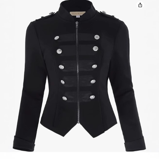 Jaket Punk Gotik Wanita Slim F - Vintage Fashion Dress ulasan dan harga