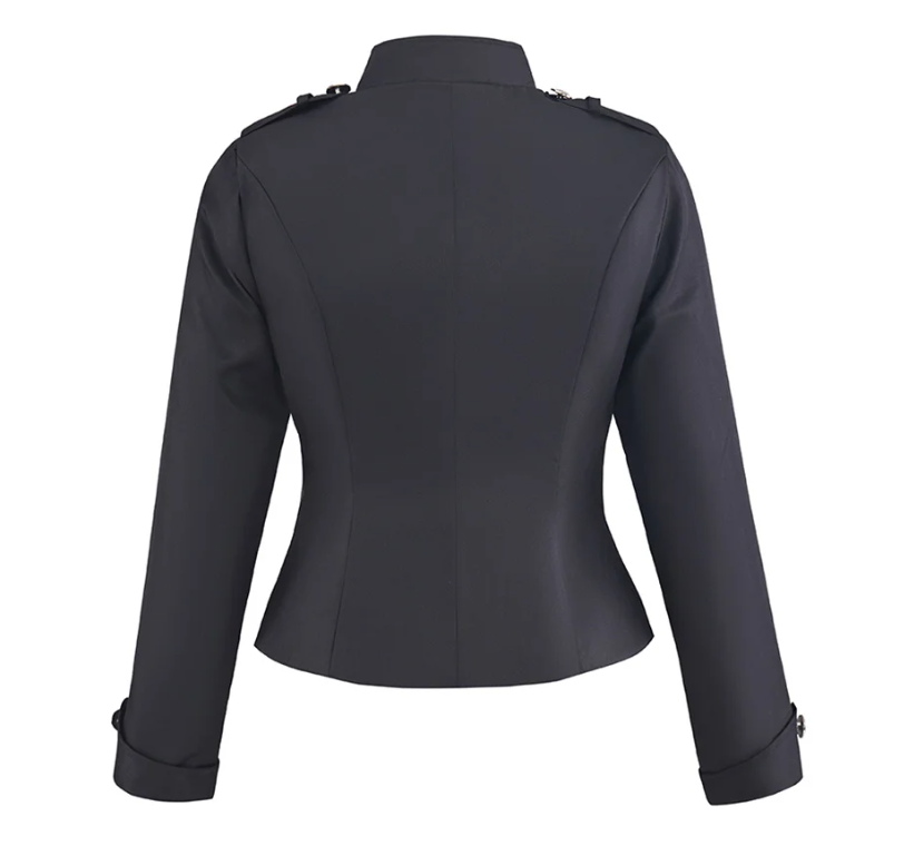 Jaket Punk Gotik Wanita Slim F - Vintage Fashion Dress ulasan dan harga