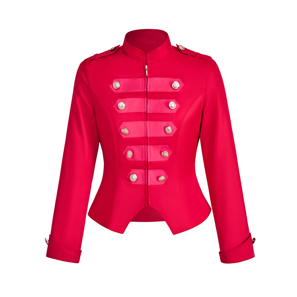 Jaket Punk Gotik Wanita Slim F - Vintage Fashion Dress ulasan dan harga