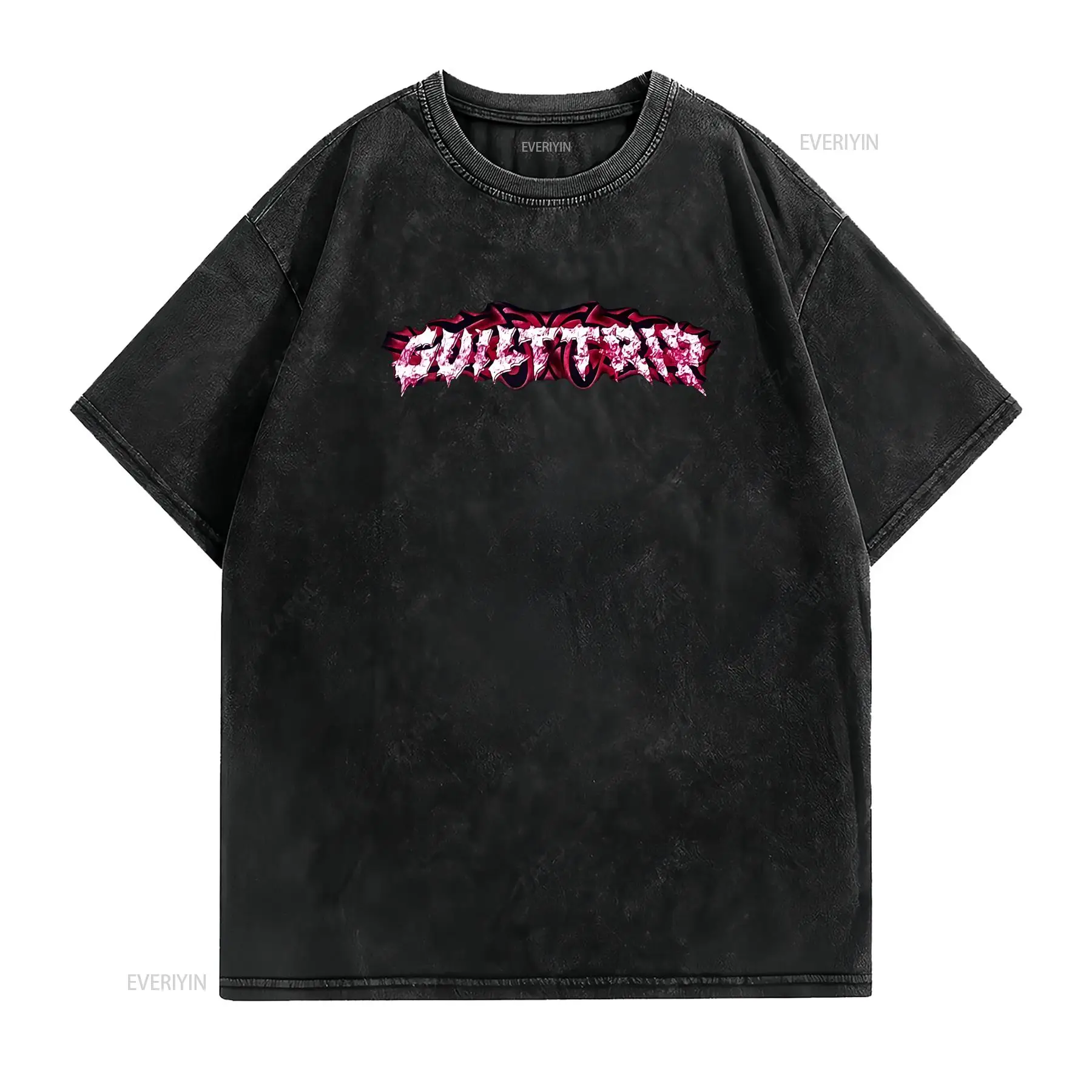 Kaos T-Shirt Gothic Death Meta - Vintage Fashion Font ulasan dan harga