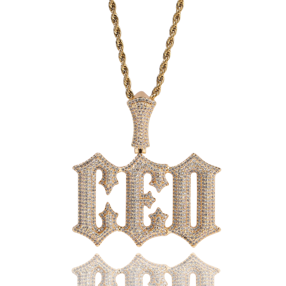 UWIN Kustom Huruf Antik Kalung - Vintage Fashion Font ulasan dan harga