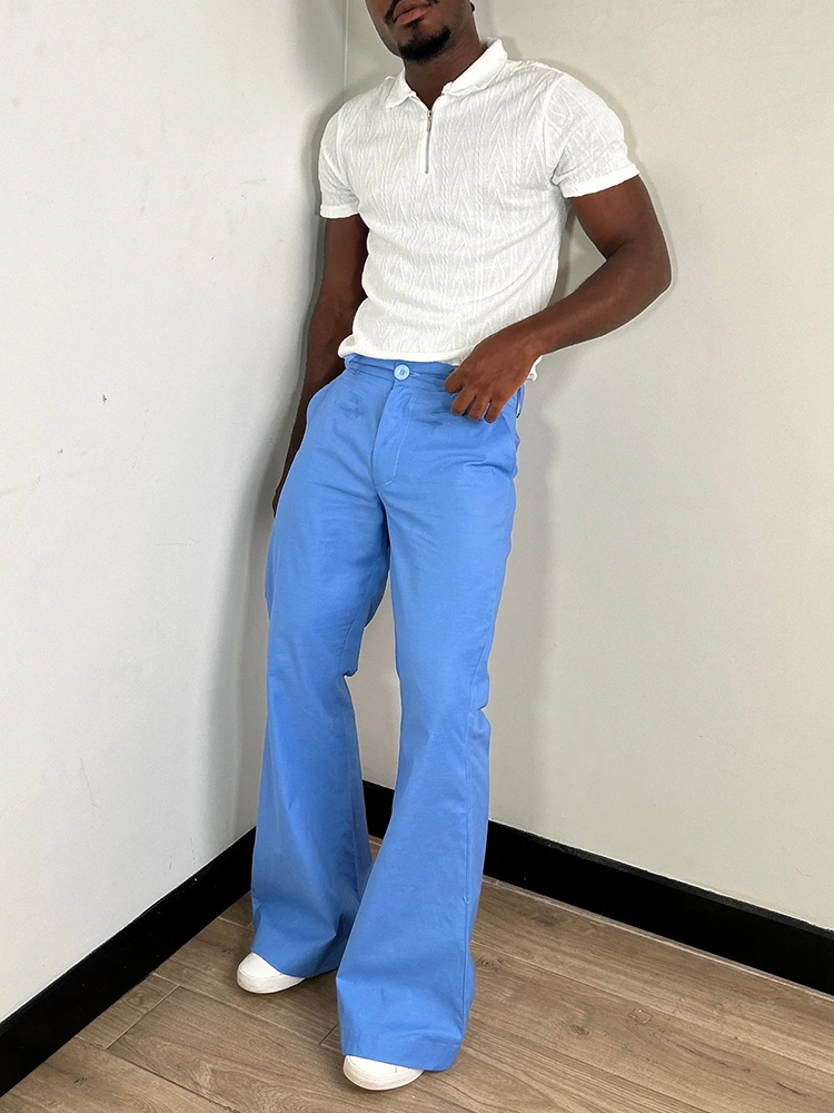 Celana Panjang Menyala Slim Fi - Wide Leg Trouser 70S ulasan dan harga