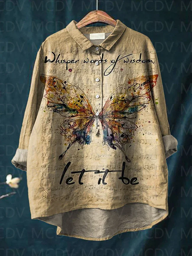 Kemeja Linen dan kasual gambar - Printed Floral Shirt ulasan dan harga