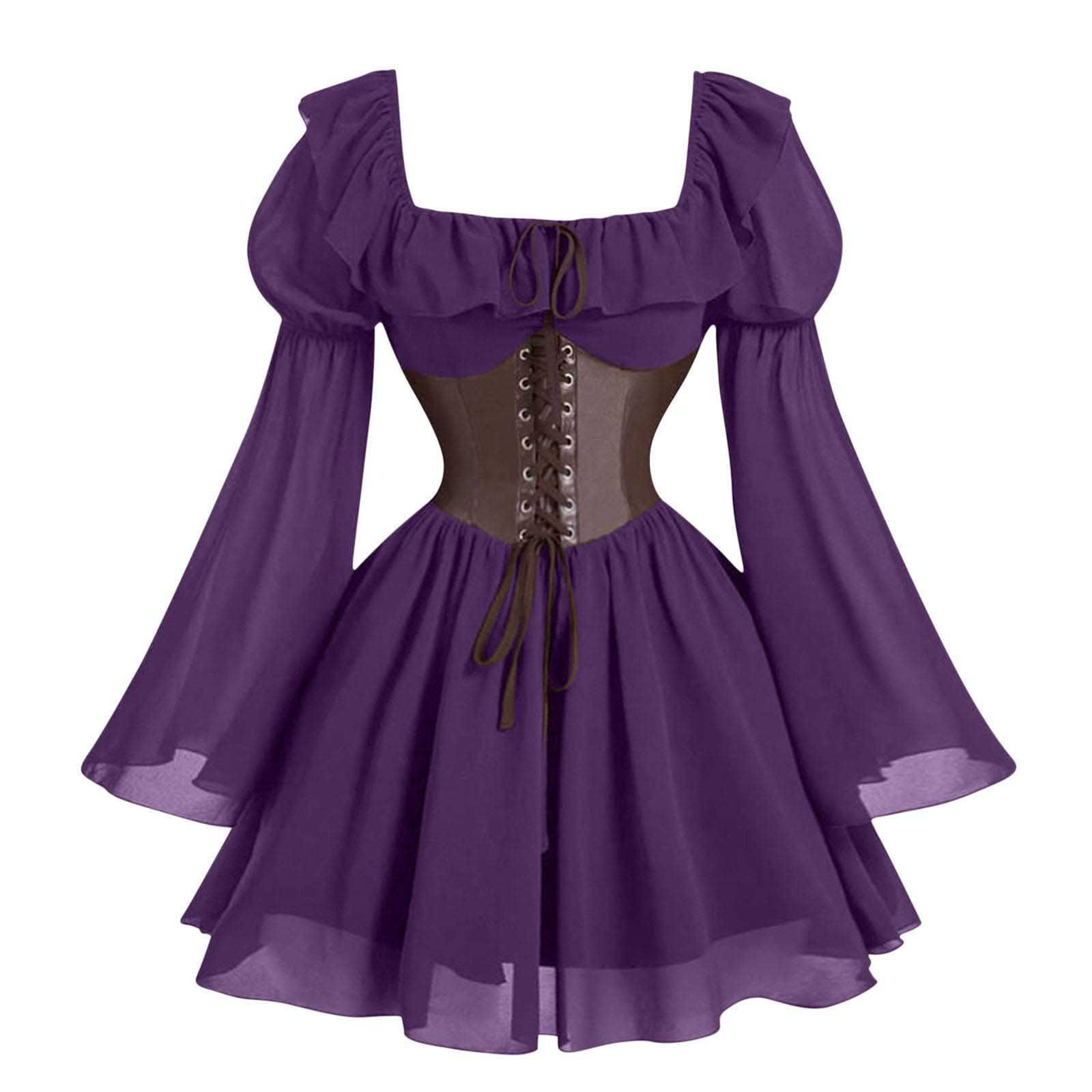 Gaun Wanita Lengan Panjang Gay - Vintage Fashion Dress ulasan dan harga