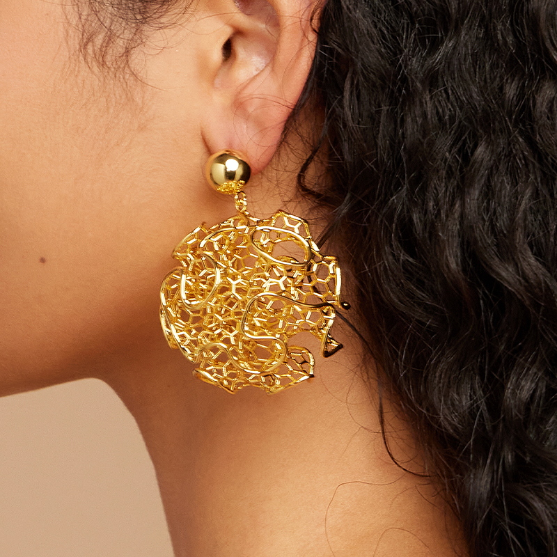 IVOG anting-anting antik bulat - Vintage Fashion Websites ulasan dan harga