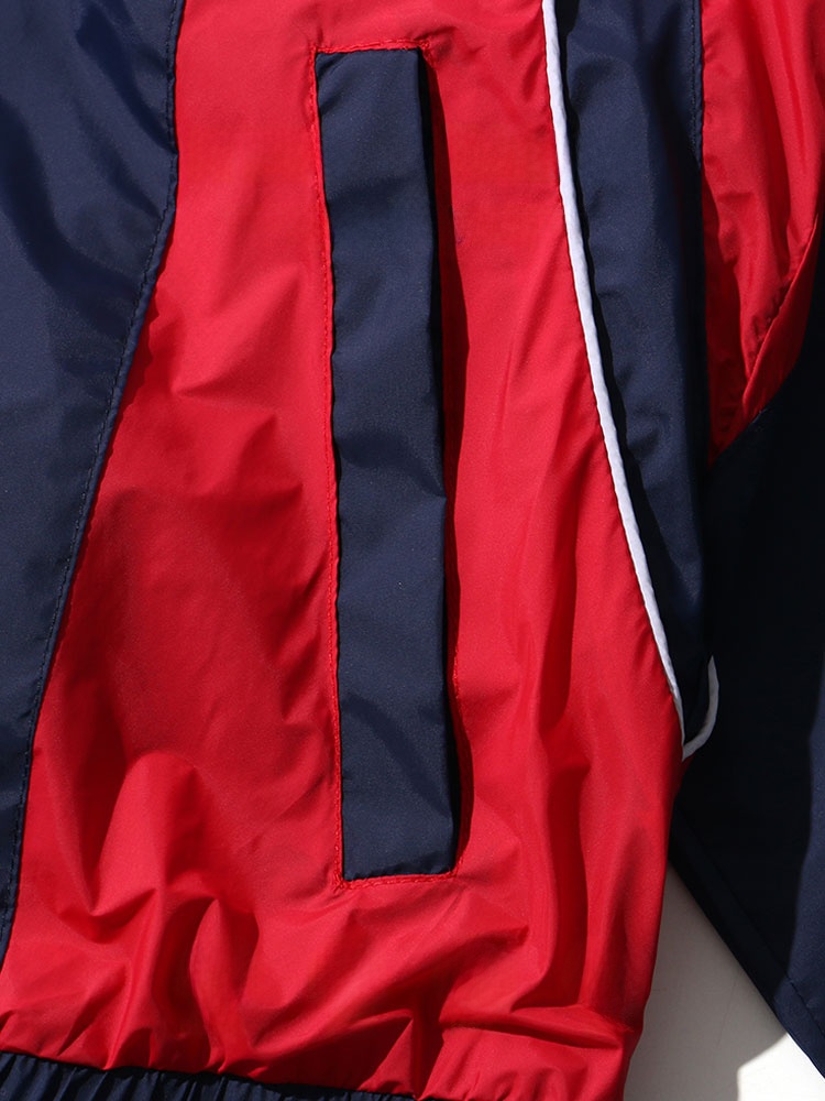 Jaket Pria Gaya Sport Vintage  - Vintage Windbreaker Nylon ulasan dan harga