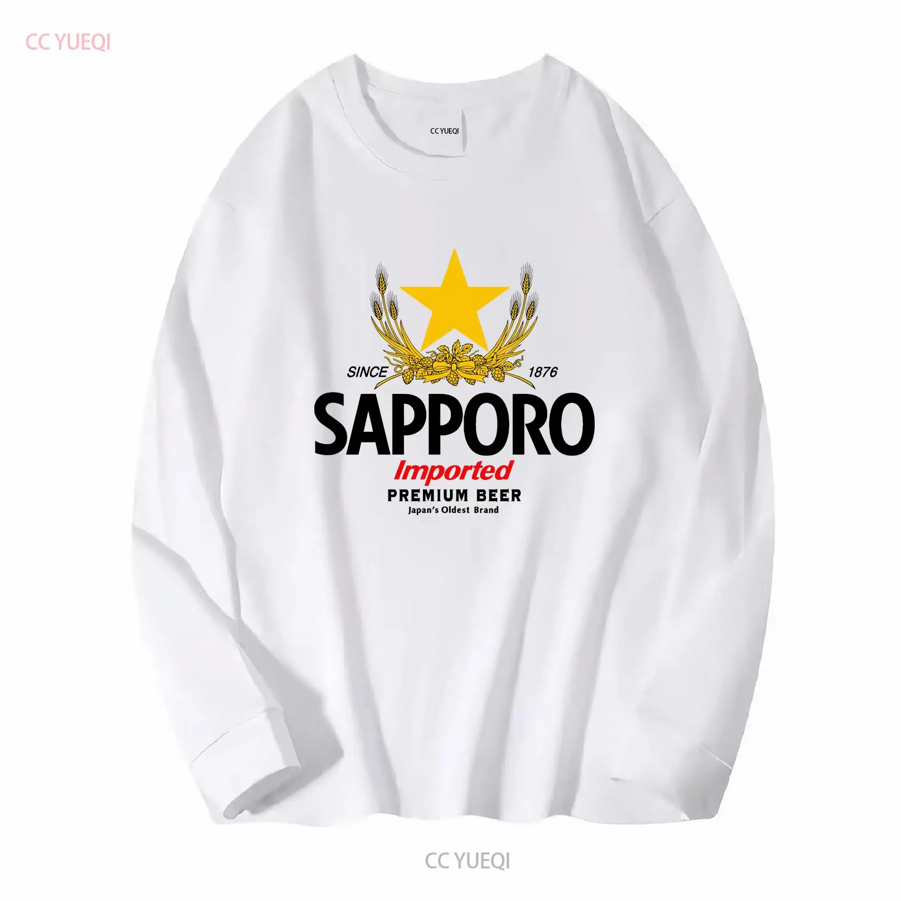 SAPPORO Kaus Bir Jepang Pabrik - Vintage Fashion Jersey ulasan dan harga