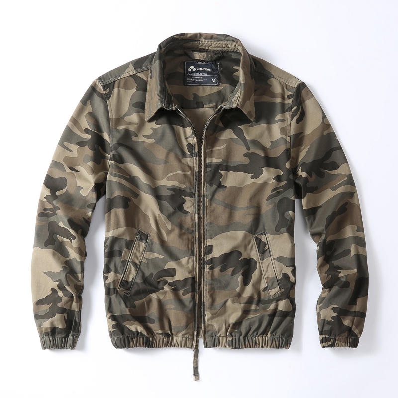 Jaket kamuflase Vintage pria,  - Vintage Windbreaker Nylon ulasan dan harga
