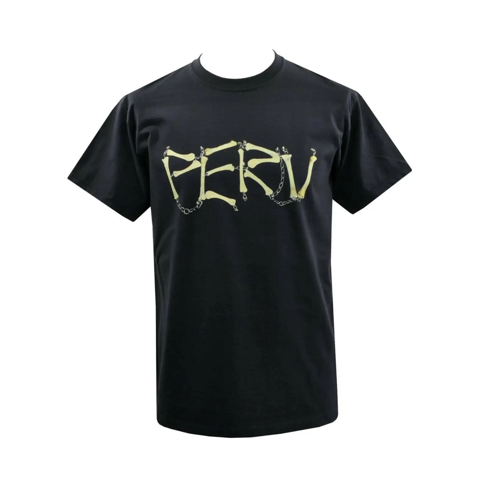 Kaos PERV Bones Pria Gaya Sedi - Vintage Fashion Font ulasan dan harga